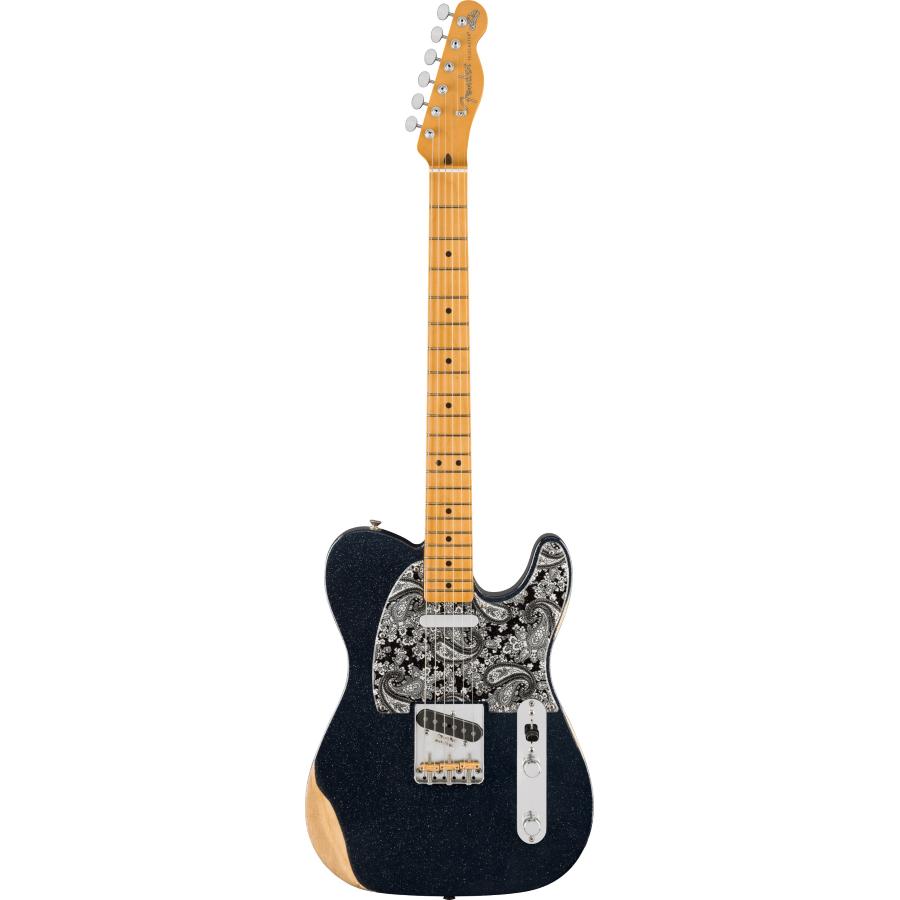 FENDER Brad Paisley Road Worn Telecaster Black Sparkle