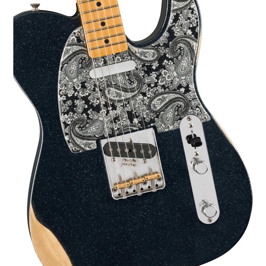 FENDER Brad Paisley Road Worn Telecaster Black Sparkle