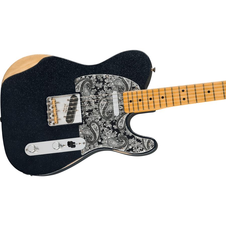 FENDER Brad Paisley Road Worn Telecaster Black Sparkle