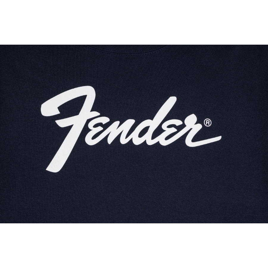 FENDER Felpa Transition Logo Blu Navy M