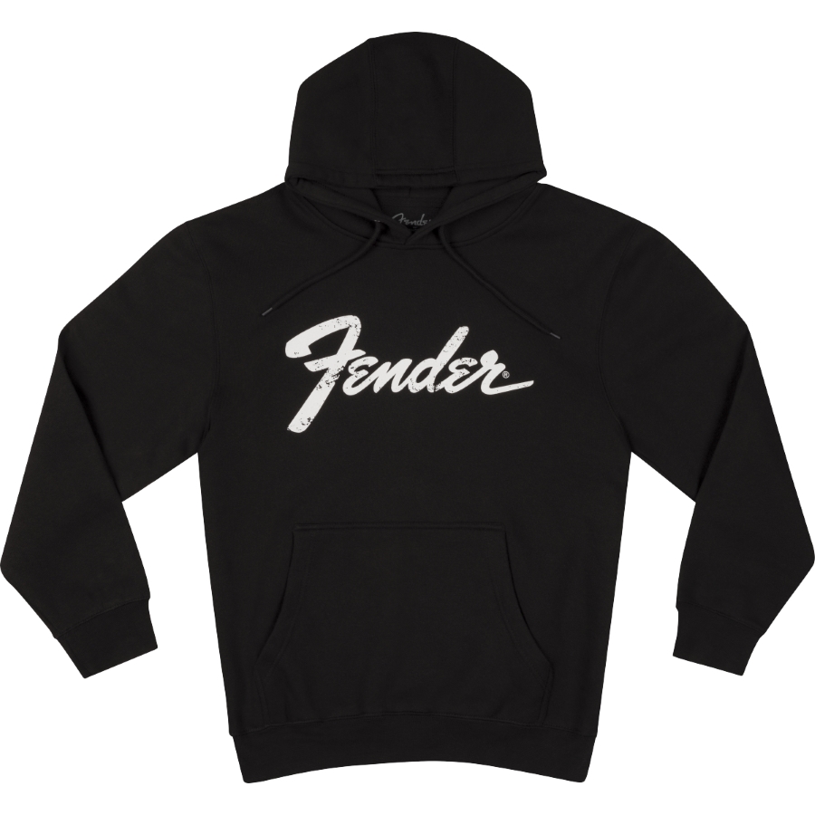 FENDER Felpa Con Cappuccio Logo Date Back Nero XL