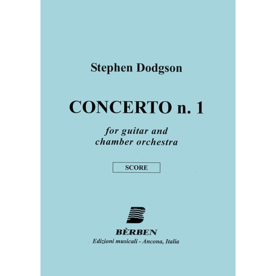 Stephen Dodgson Concerto n. 1 per chitarra e orchestra da camera Berben