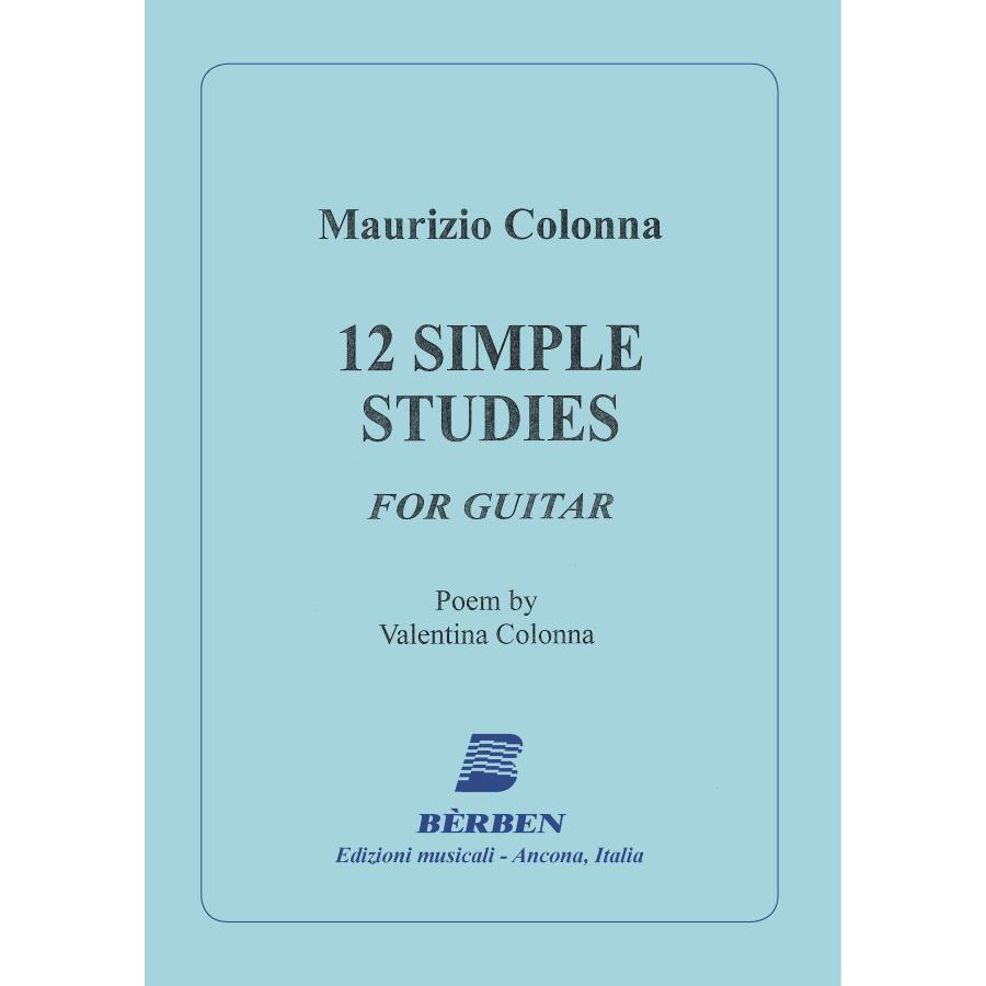 Maurizio Colonna 12 Simple studies per chitarra Berben