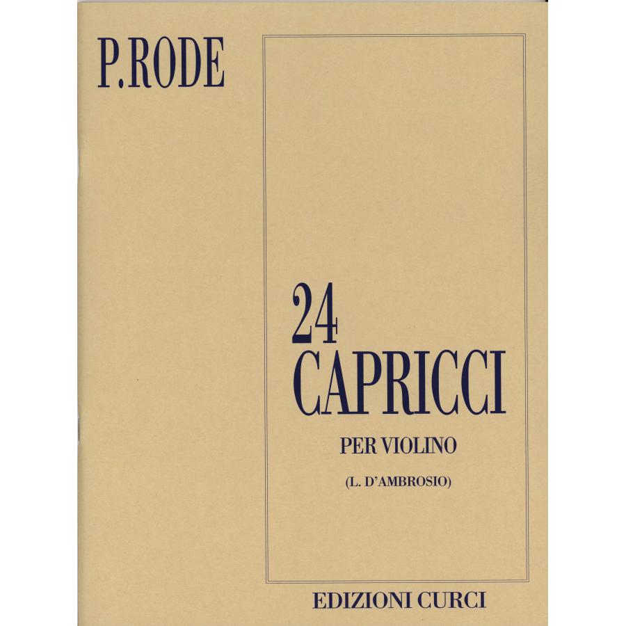 Pietro Rode 24 Capricci Edizioni Curci