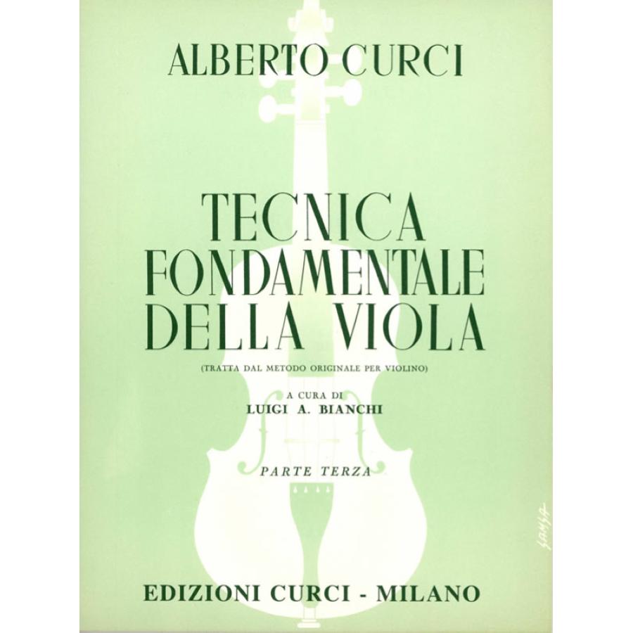 Alberto Curci Tecnica fondamentale della viola Edizioni Curci
