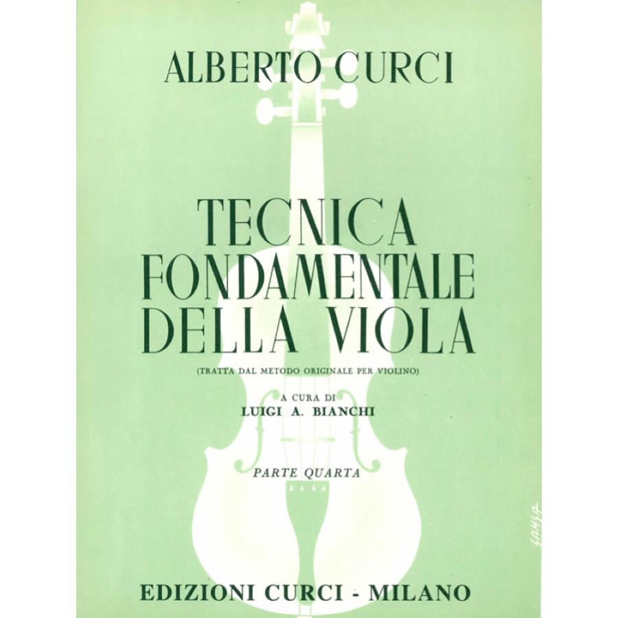 Alberto Curci Tecnica fondamentale della viola Edizioni Curci