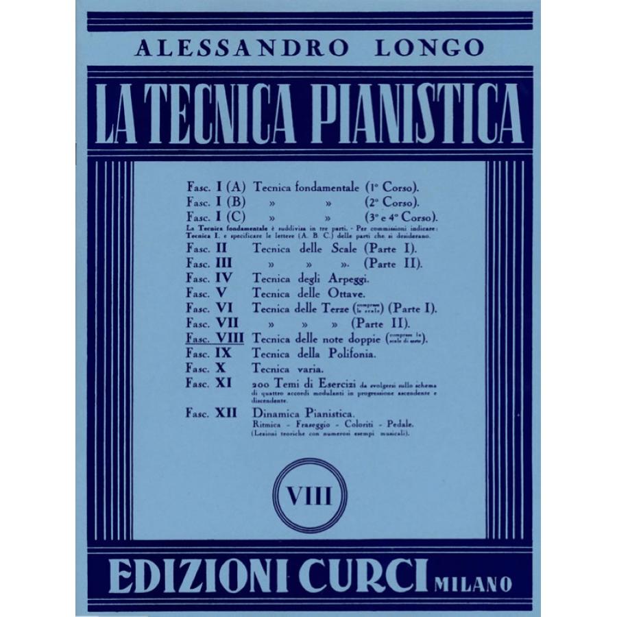Alessandro Longo La tecnica pianistica Edizioni Curci