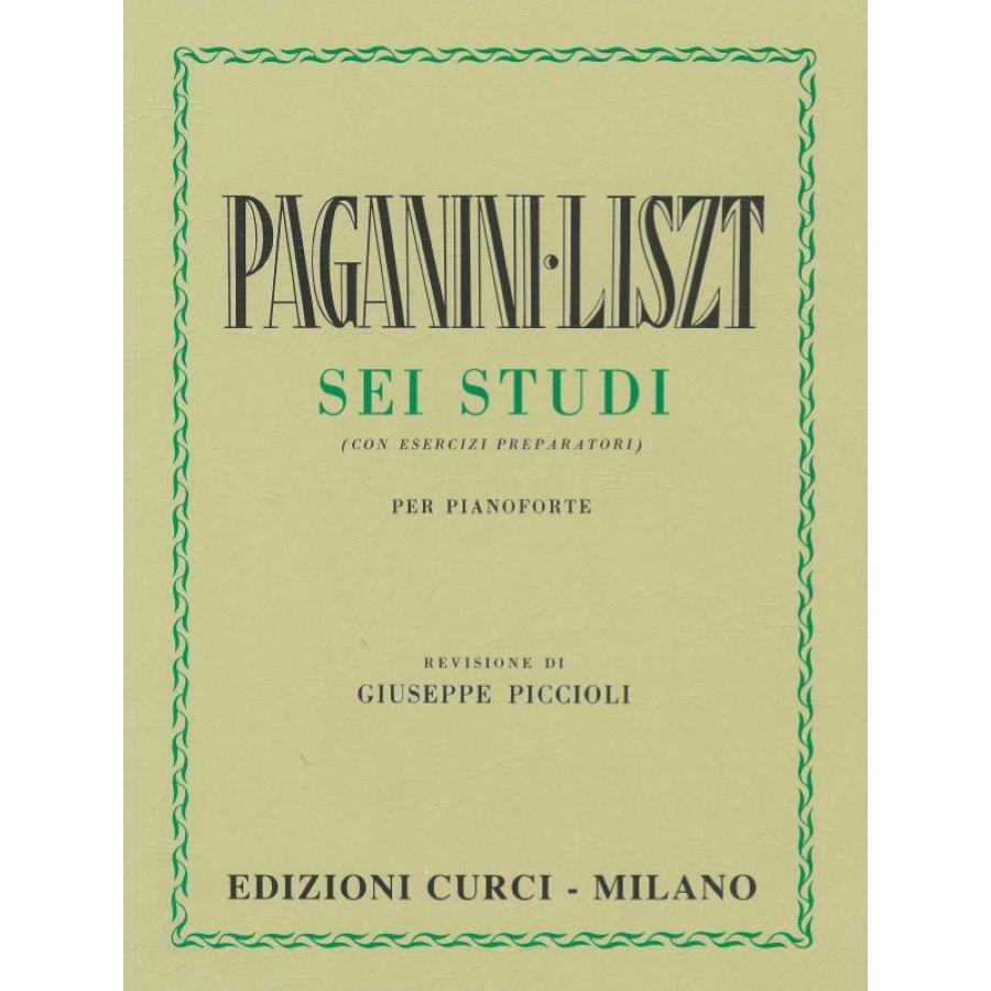 Franz Liszt 6 Studi da Paganini Edizioni Curci