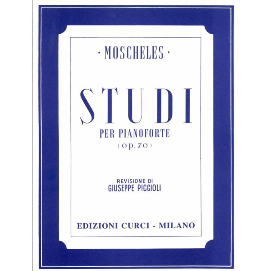 Ignaz Moscheles 24 Studi di perfezionamento op. 70 Edizioni Curci