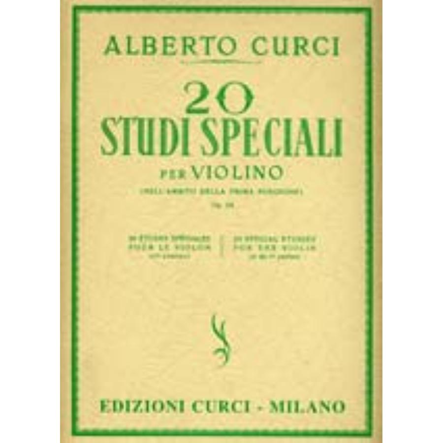 Alberto Curci 20 Studi speciali nell'ambito della prima posizione Edizioni Curci