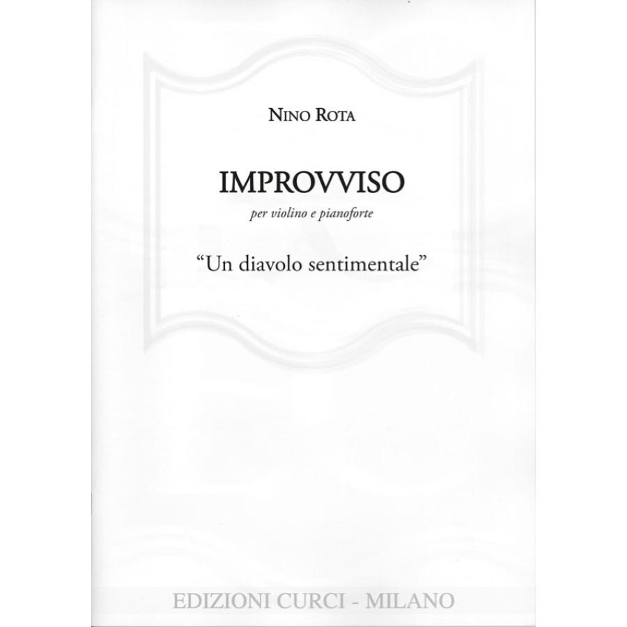 Nino Rota Improvviso "Un diavolo sentimentale" Edizioni Curci