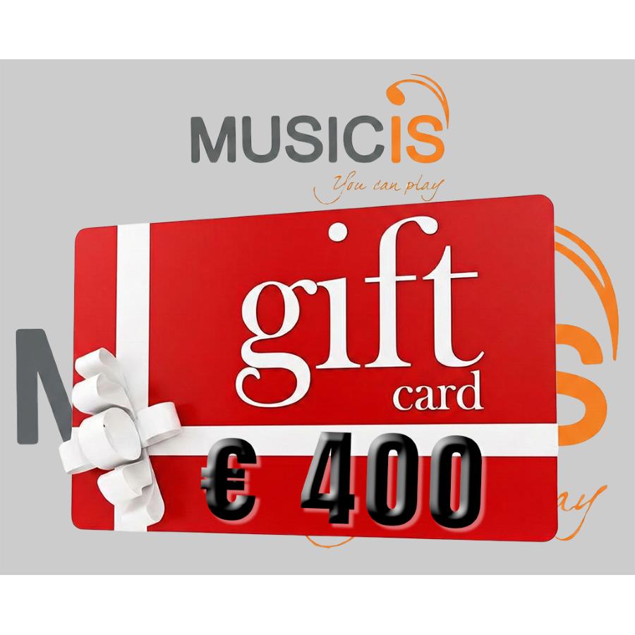 GIFT CARD MUSICIS 400