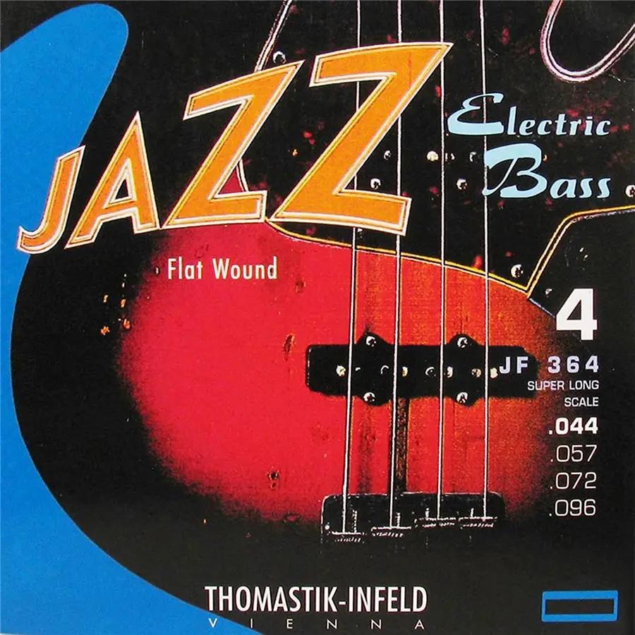 THOMASTIK Jazz Flat Wound JF344 set basso 4