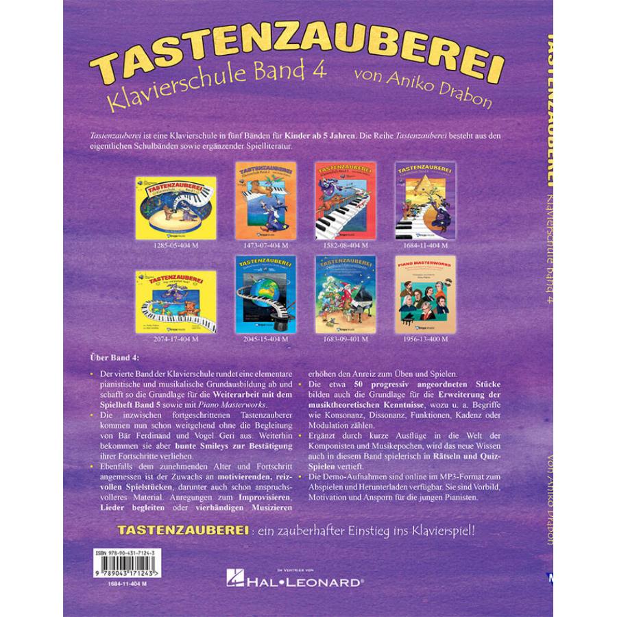 Tastenzauberei Band 4 Libro + Audio-online