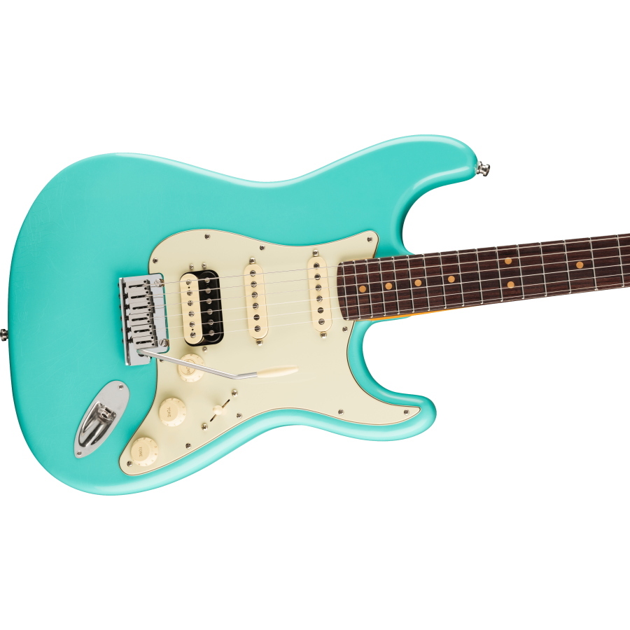 FENDER American Ultra Luxe Vintage '60s Stratocaster HSS Green