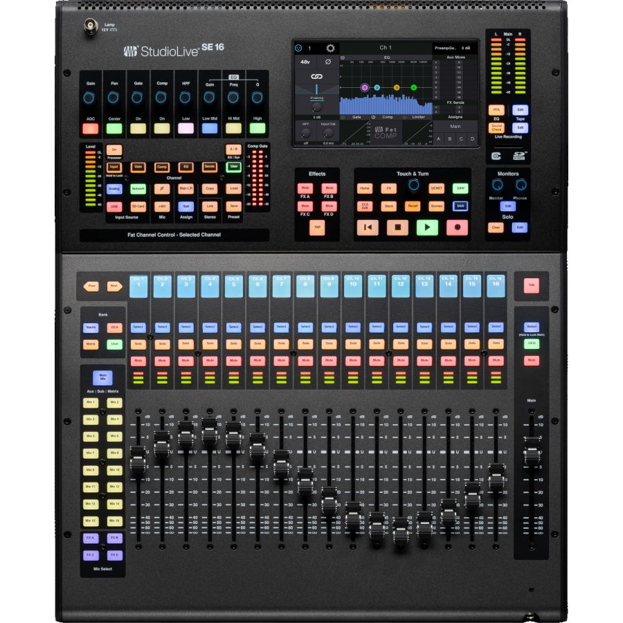 PRESONUS Studiolive Se 16 Mixer Digitale A Consolle Nero