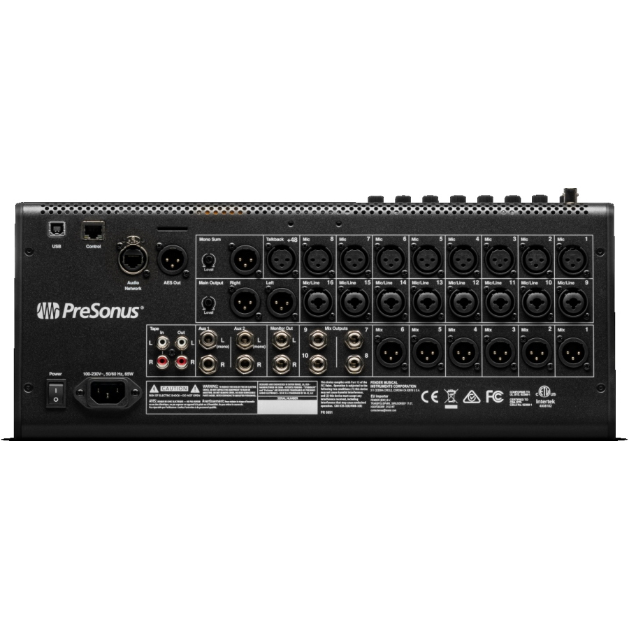 PRESONUS Studiolive Se 16 Mixer Digitale A Consolle Nero