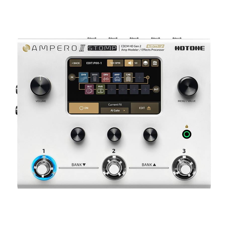 HOTONE MP-300 Amp modeler Ampero II Stomp