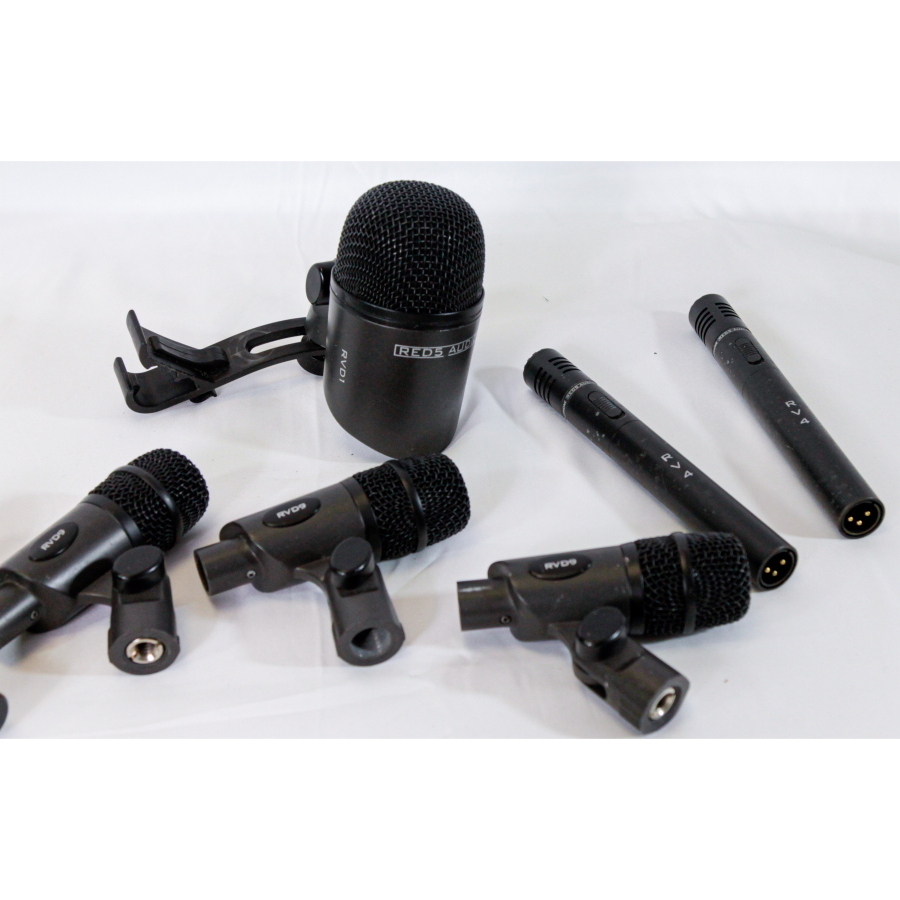 RED5 AUDIO Kit Microfoni Batteria 7 Pezzi