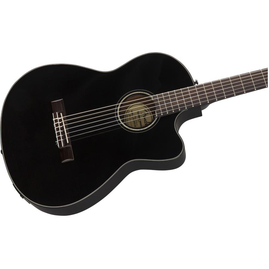 FENDER CN-140SCE Nylon Blk w/case WN