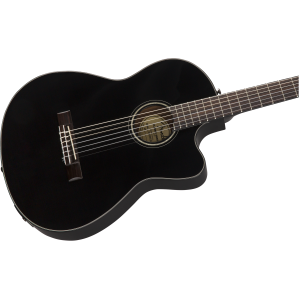 FENDER CN-140SCE Nylon Blk w/case WN