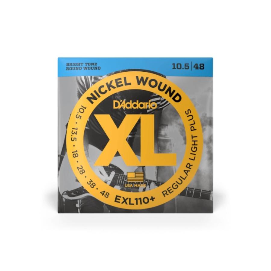 D'Addario EXL110+ 010,5/48 nickel roundwound