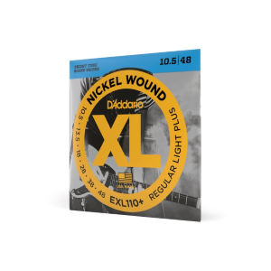 D'Addario EXL110+ 010,5/48 nickel roundwound