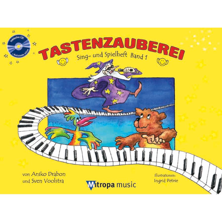 Tastenzauberei Sing- und Spielheft Band 1 Libro + CD + Audio-online