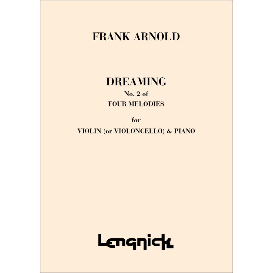 Frank Arnold Four Melodies #2 - Dreaming Vln Vc Pn