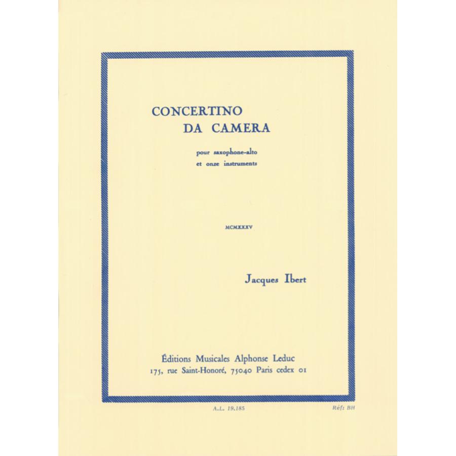 Jacques Ibert Concertino Da Camera Solopart And Piano