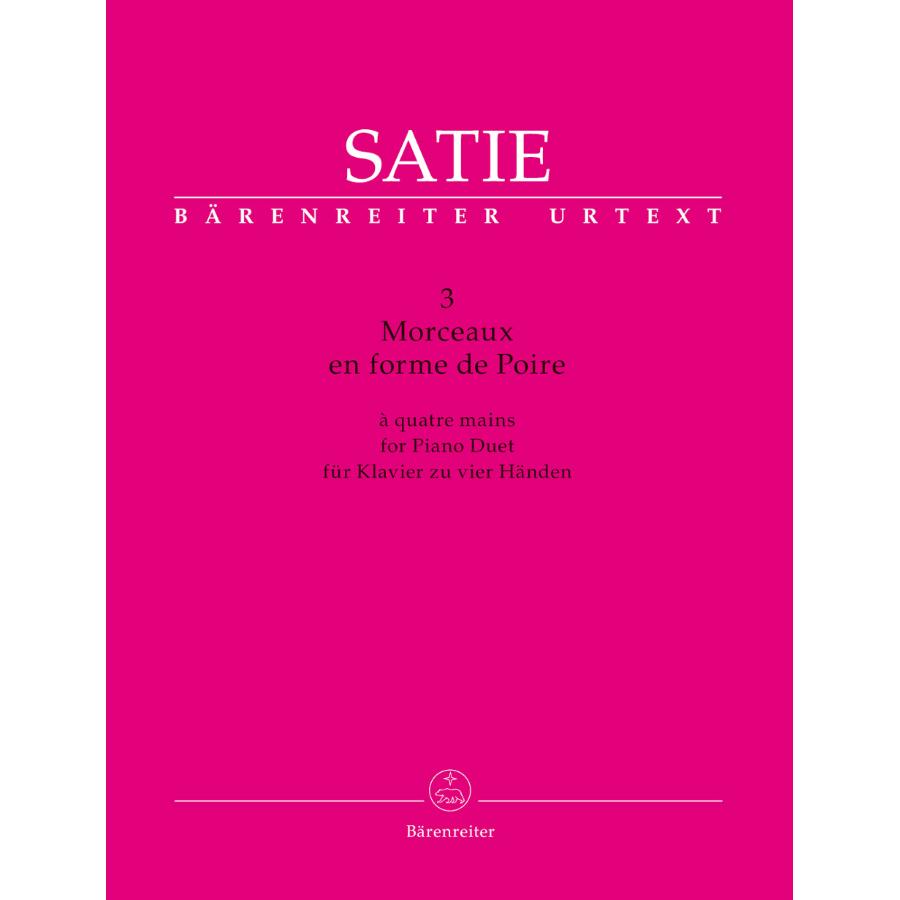 Erik Satie 3 Morceaux En Forme De Poire For Piano Duet