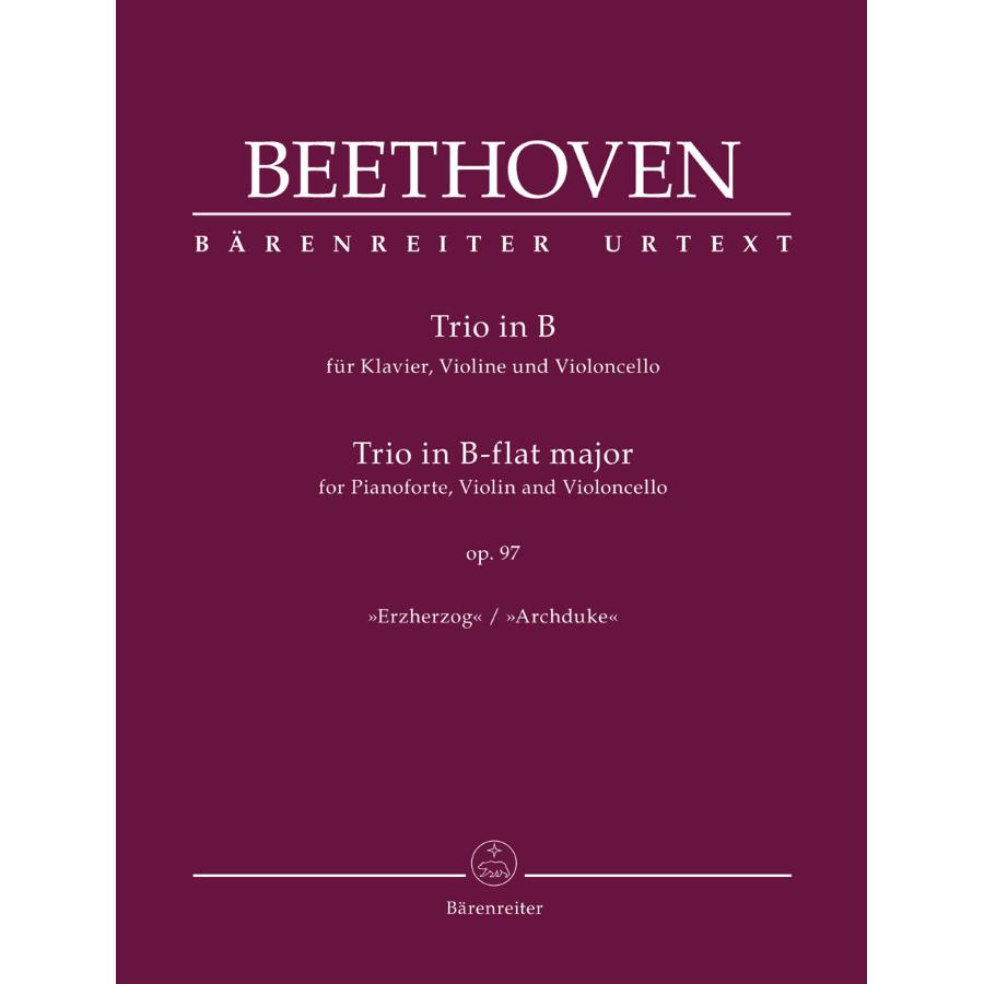 Ludwig Van Beethoven Trio In B-Flat Major Op. 97 Archduke Jonathan Del Mar