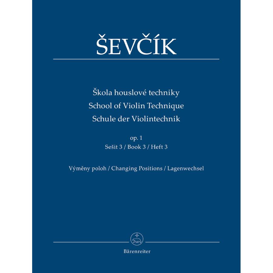 School Of Violin Technique Op. 1 (Book 3 ) Libro