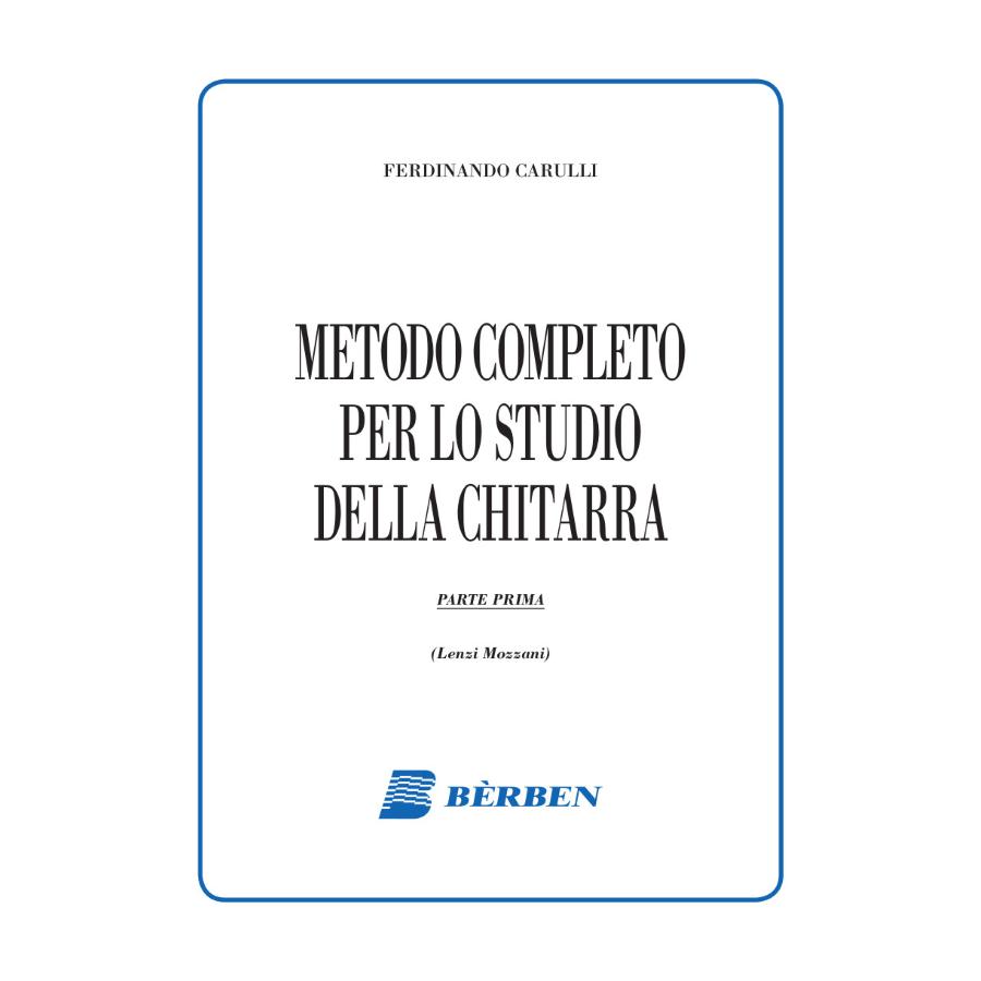 Metodo Completo Per Lo Studio Della Chitarra Partitura