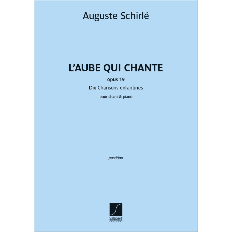 L'Aube qui chante - Dix Chansons enfantines Op. 19 Libro