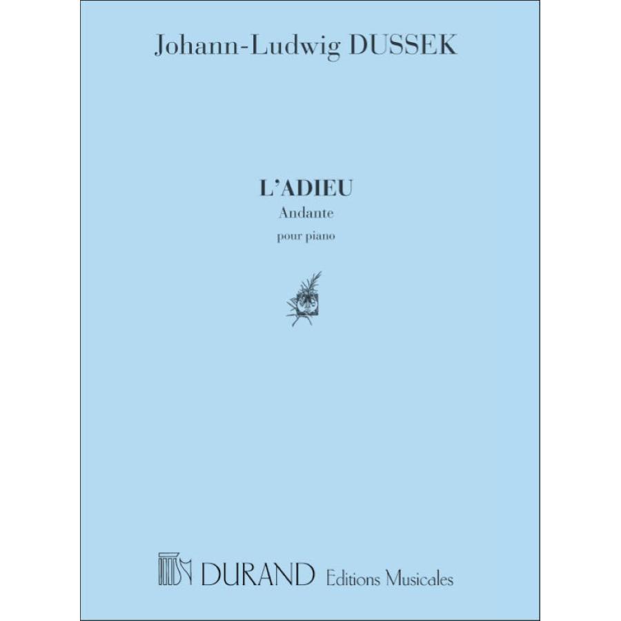 L'Adieu Piano Partitura