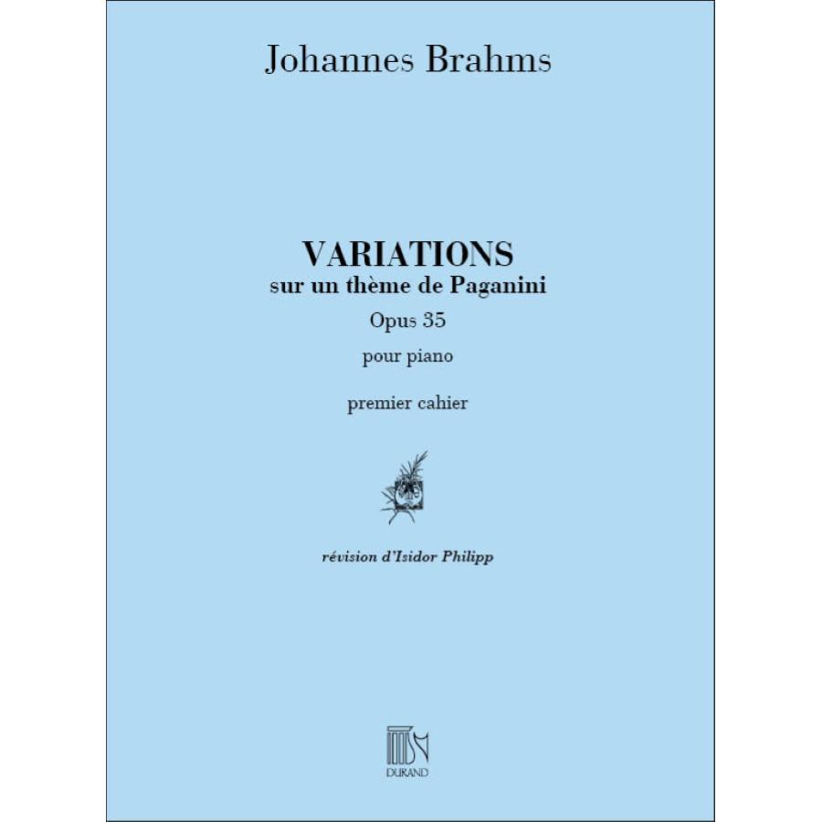 Variations sur un thème de Paganini Opus 35 Libro