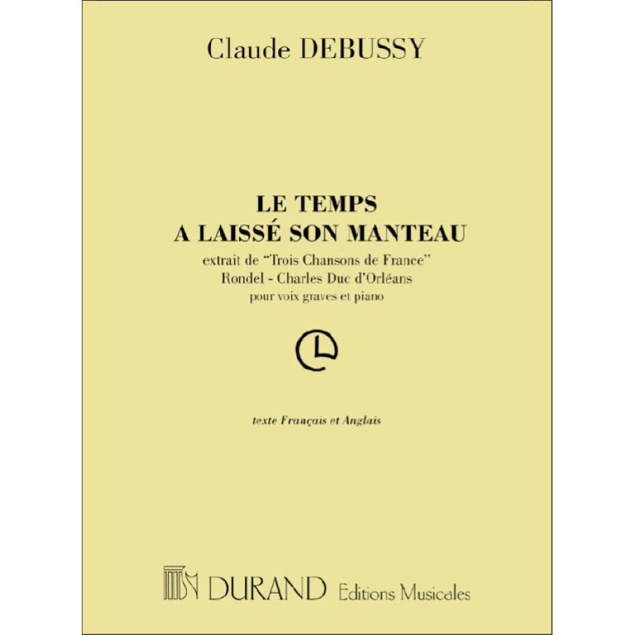 Le Temps A Laisse Son Manteau, Extrait De Trois Partitura