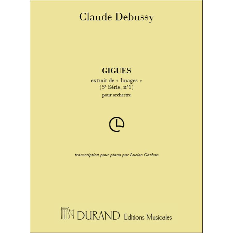 Gigues (extrait de Images) Partitura