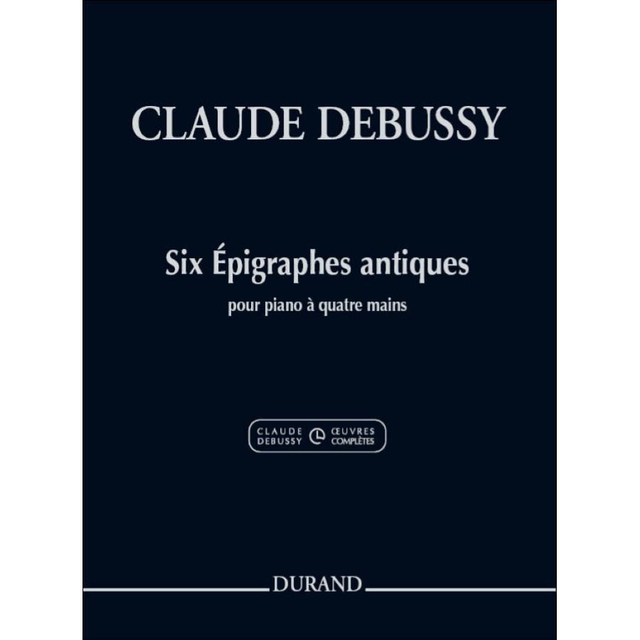 Six Épigraphes Antiques Pour Piano A Quatre Mains Partitura