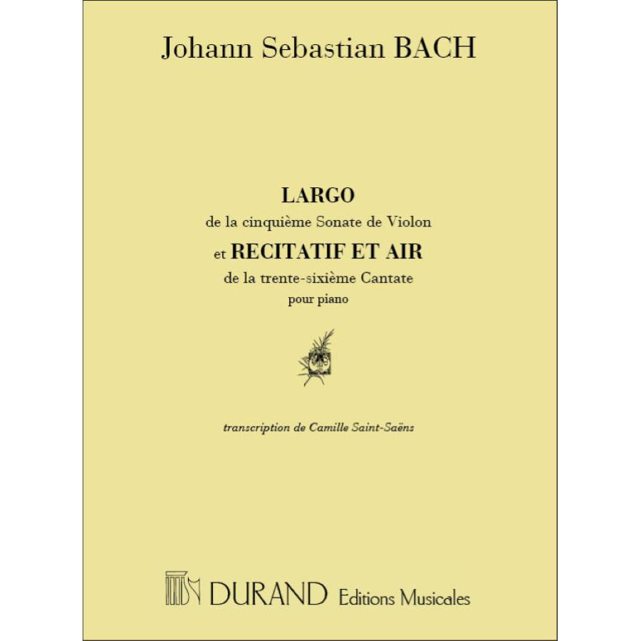 Largo 5 Sonate Violon Et Air 30 Cantatepiano Partitura