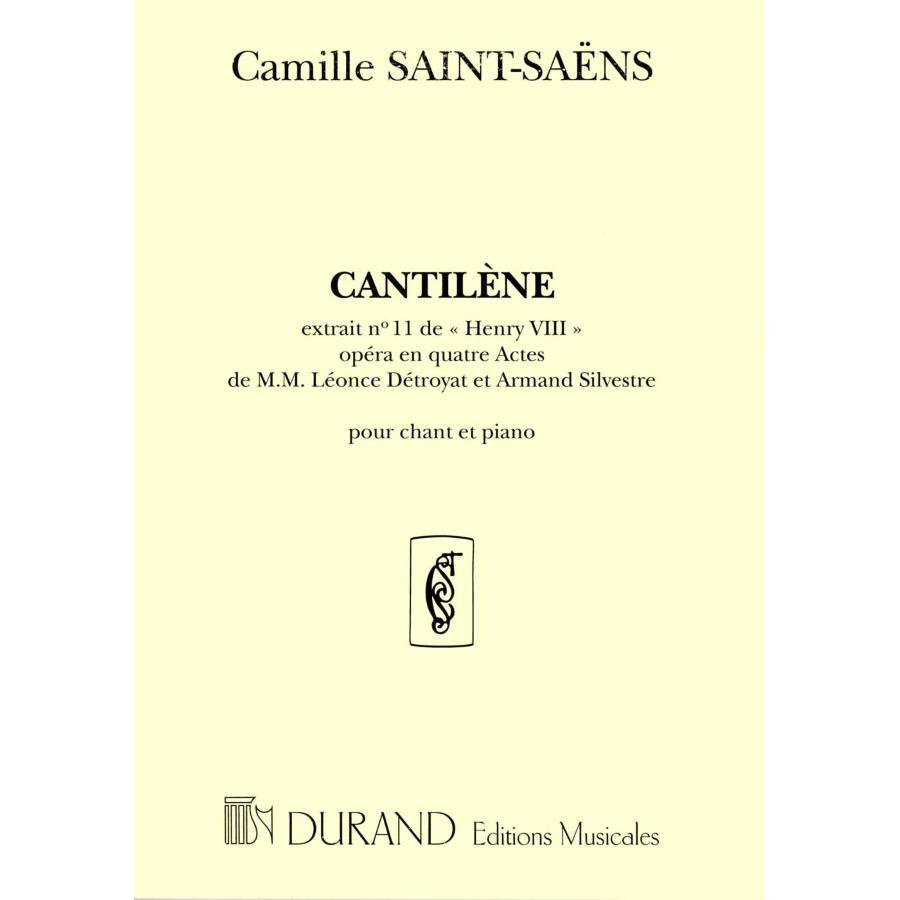 Cantilene Extrait no11 d'Henry VIII Riduzione per canto e pianoforte