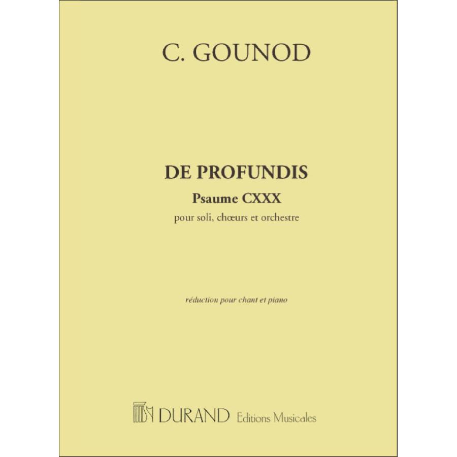 De Profundis, Psaume Cxxx Partitura