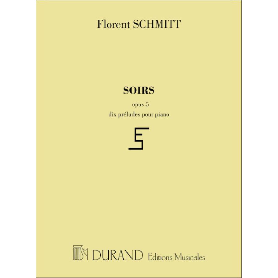 Soirs, Opus 5, Dix Preludes Pour Piano Partitura