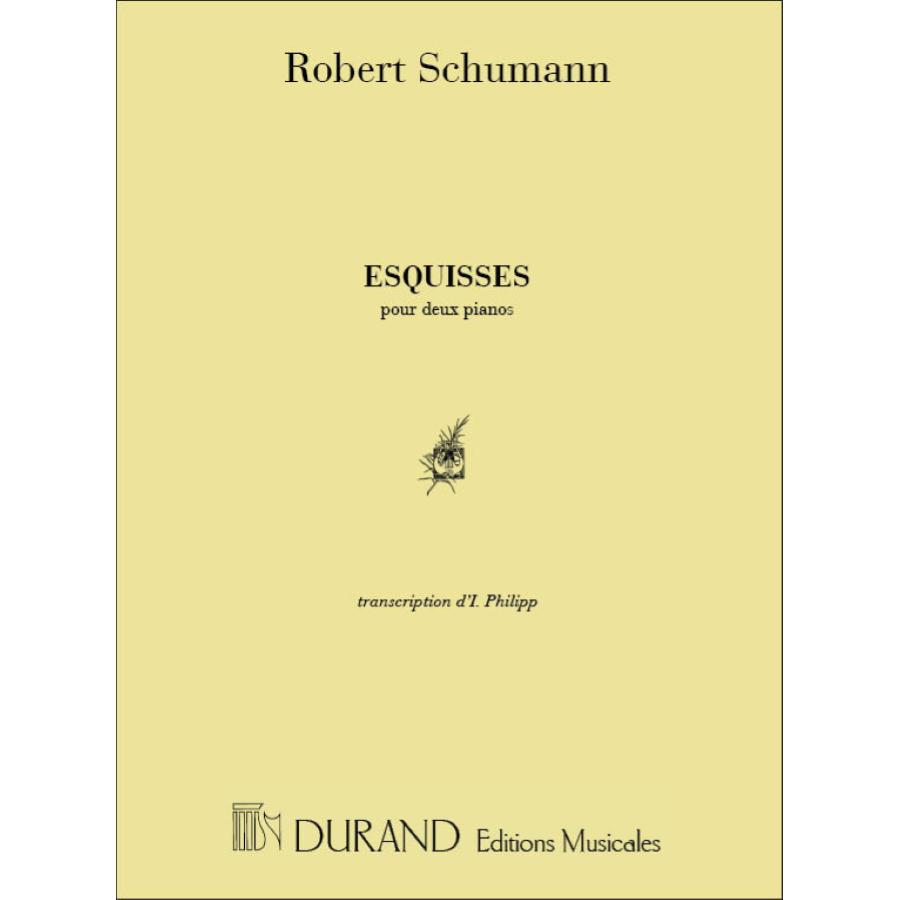 Robert Schumann Esquisses 2 Pianos