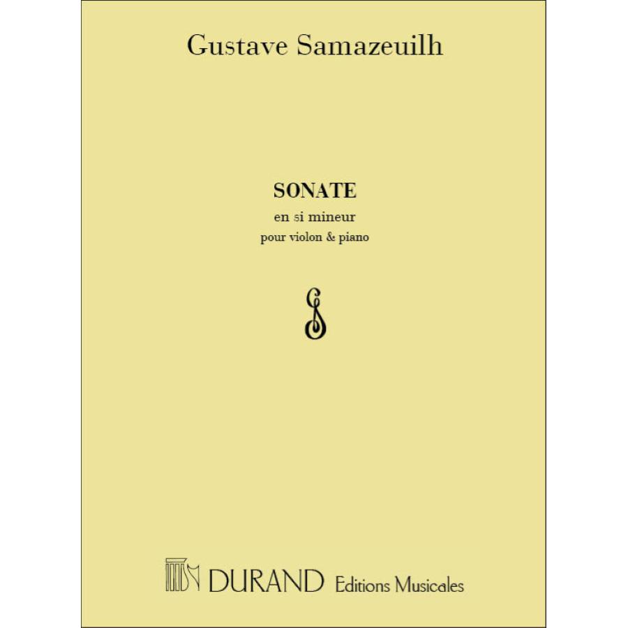 Gustave Samazeuilh Sonate Violon-Piano