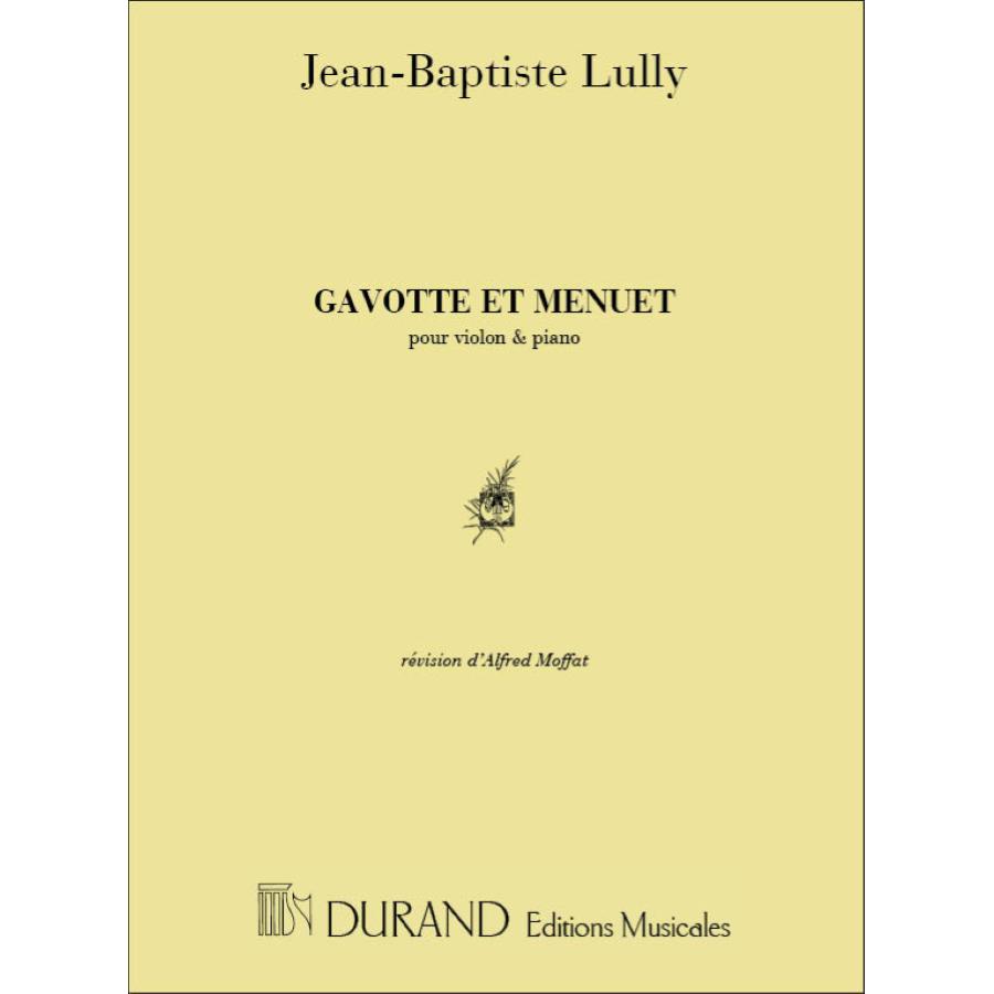 Jean-Baptiste Lully Gavotte Et Menuet Vl-Piano (Moffat)