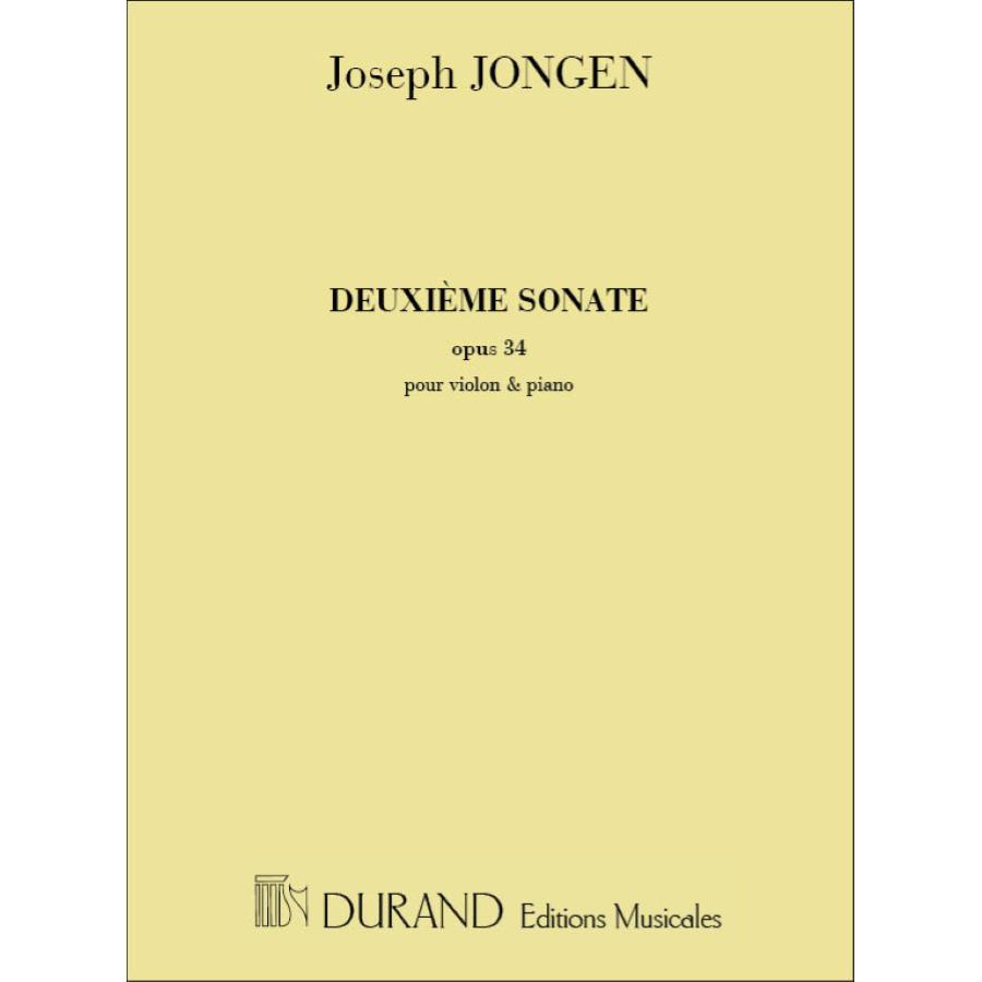 Joseph Jongen Sonate N 2 Violon-Piano