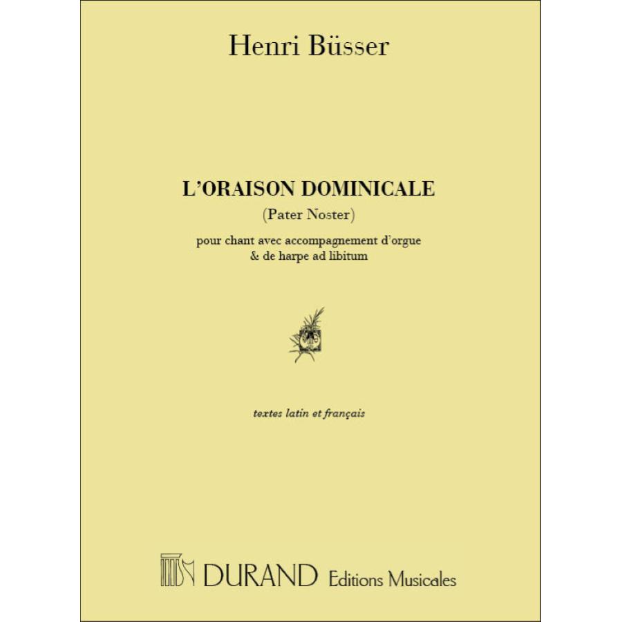 Oraison Dominicale Cht Partitura