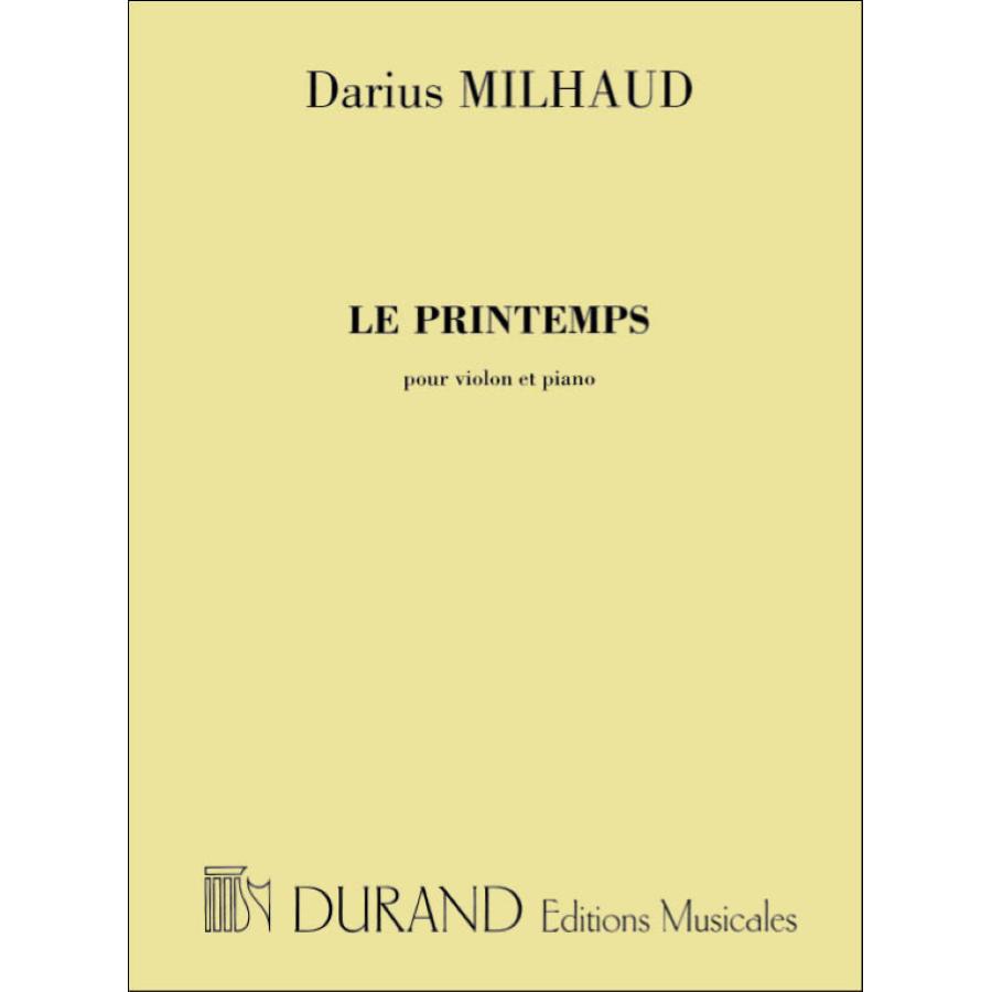 Darius Milhaud Le Printemps Op.18